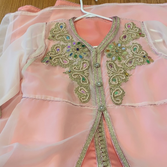 Moroccan kaftan with shoes - Picture 11 of 13